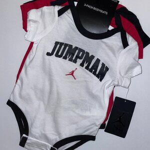 NIKE Jordan Jumpman one piece bodysuits 3 pack